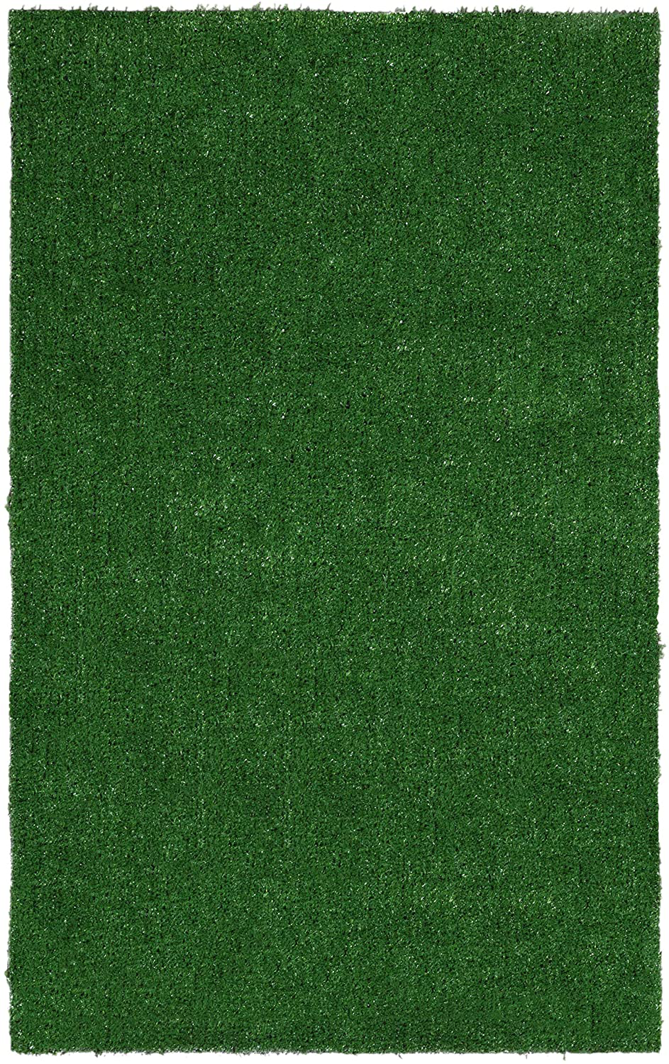 Ottomanson Evergreen Artificial Turf Area Rug, 2'7" X 7', Green