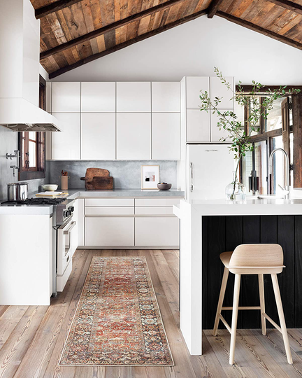 Loloi II Layla LAY-02 Spice Traditional Runner Rug 2'-6" x 9'-6"