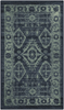 Maples Rugs Georgina Traditional Kitchen Non Skid Accent Area Rug [Made in USA], Navy Blue/Green, 1'8 x 2'10