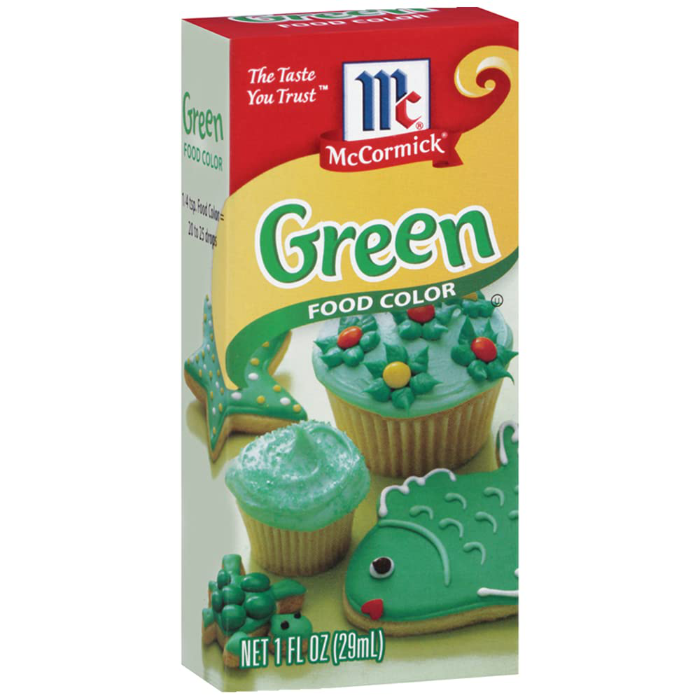 McCormick Green Food Color, 1 Fl Oz (Pack of 1)