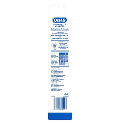 Oral-B Pro-Health Clinical Battery Power Electric Toothbrush 