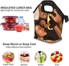 Akuroou African Queen And King Black Crown Lunch Bag Handbag Lunch Kit Insulated Cooler Box For Travel, Picnic, Work, School Reusable
