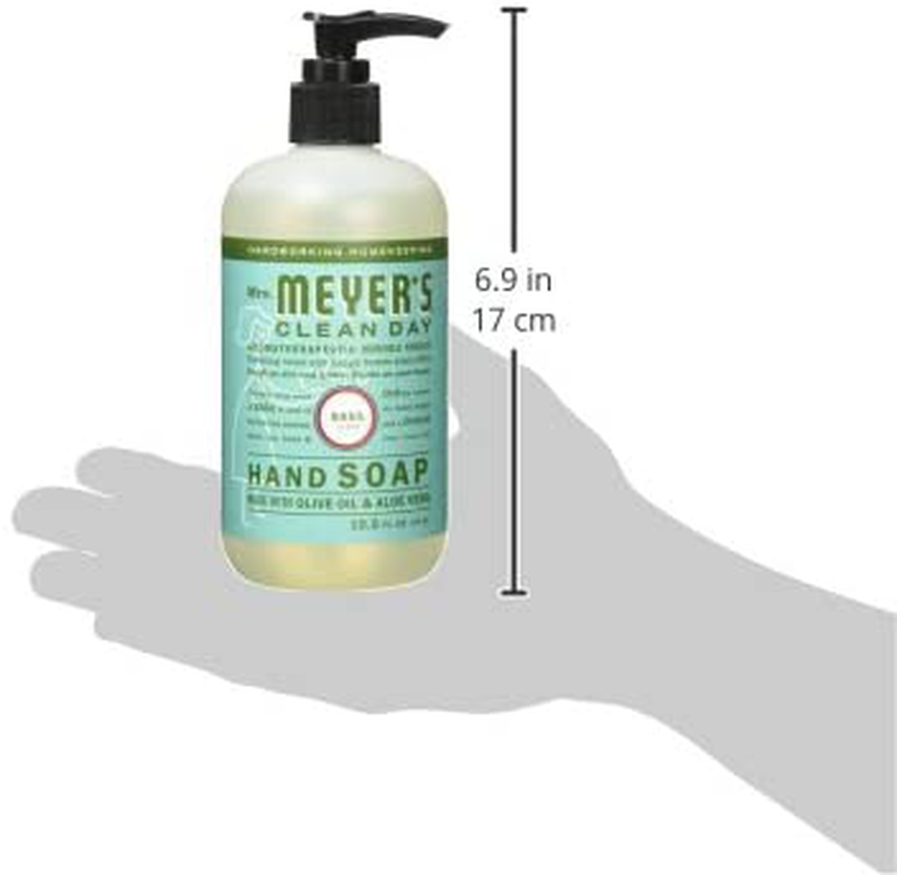 Mrs. Meyer's Clean Day Liquid Hand Soap, Cruelty Free and Biodegradable Hand Wash Made with Essential Oils, Peony Scent, 12.5 oz - Pack of 3