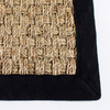 Safavieh Natural Fiber Collection NF114G Border Basketweave Seagrass Area Rug, 3' x 5', Olive