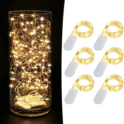 6 Pack Battery Operated Fairy Light - Multi Length Starry String Lights with 120 Mini LEDs