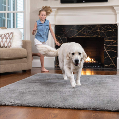 Gorilla Grip Original Ultra Soft Area Rug, 2x4 FT, Many Colors, Luxury Shag Carpets, Fluffy Indoor Washable Rugs for Kids Bedrooms, Plush Home Decor for Living Room Floor, Nursery, Bedroom, Red