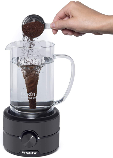 Presto 02937 Dorothy™ Electric Rapid Cold Brewer - Cold brew at home in 15 minutes - No more waiting 12 to 24 hours.