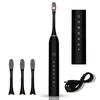 Rechargeable Sonic Electric Toothbrush - 6 Optional Modes IPX7 USB Fast Charging with 2 min Build in Timer & 4 Replacement Brush Heads