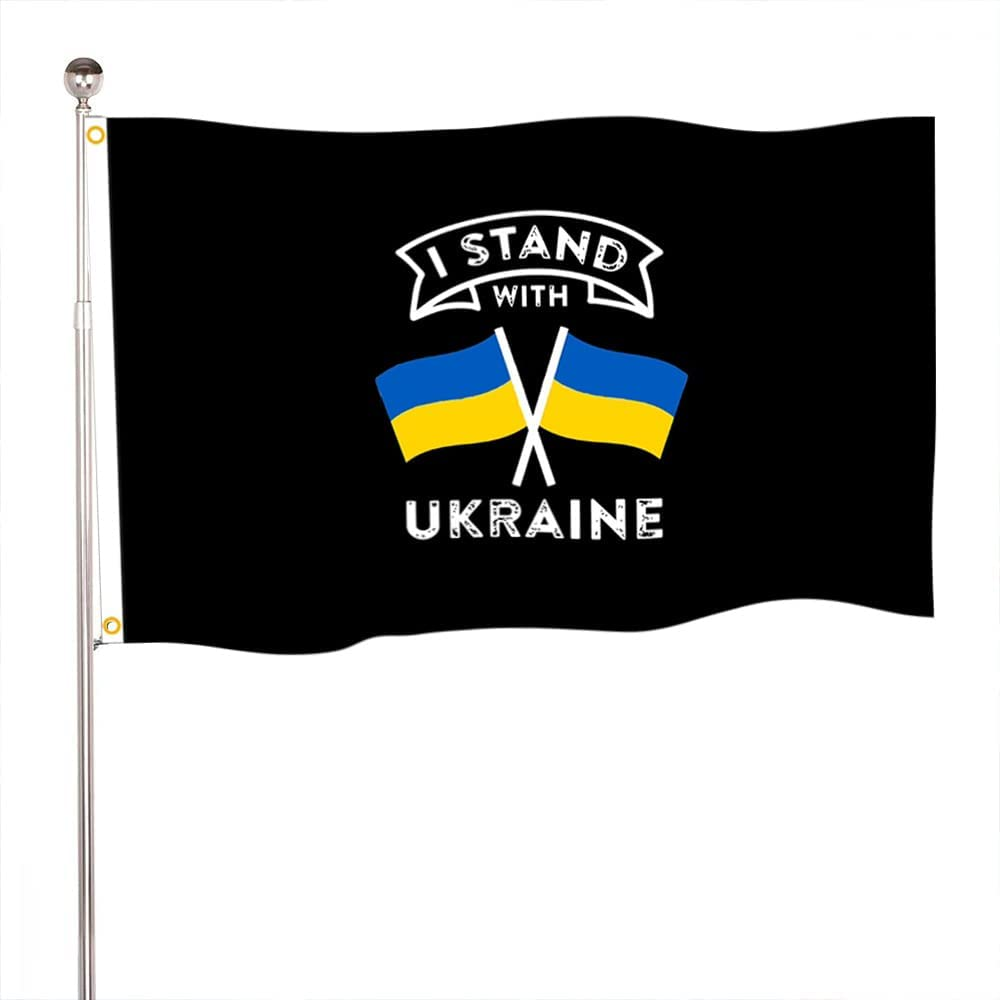 Mini Ukraine Flags 5'' x 8'' - UV Fade Resistant - Multiple Varieties