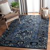 Safavieh Vintage Hamadan Collection VTH211N Oriental Traditional Persian Non-Shedding Stain Resistant Living Room Bedroom Area Rug, 2'7" x 5', Blue / Grey