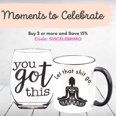 Let That Go - Funny Coffee Mugs for Woman - Meditation, Relaxation, Inspirational, Motivational Zen Stress Relief Gifts for Women - Self Love Novelty Mug for Her - Retirement gift