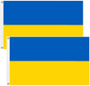 Ukraine Flag 3ftx5ft Ukrainian National Flags Polyester with Brass Grommets