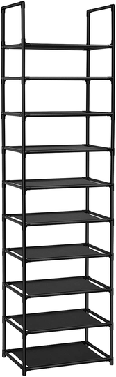 fiducial home 10 Tiers Shoe Rack 20-25 Pairs Sturdy Shoe Shelf