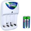 4 Slot Standard Battery Charger For AA And AAA Rechargeable Batteries
