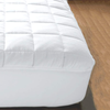 Quilted Fitted Mattress Pad Soft Mattress Topper Padded Cover Stretches (Full)