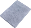 uxcell Soft Plush Bathroom Rug Bath Mat, Thick and Shaggy Area Rug Ultra Absorbent Non-Slip Bath Rug for Living, Bedroom, Machine Washable Pale Blue 20" x 32"