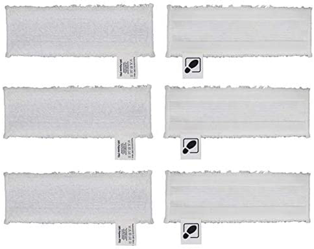 OYSTERBOY 6 Pcs Replacement Accessories Compitable for Karcher Steam Cleaner Durable Microfiber Mop Cloth Pad Refill for Karcher EasyFix SC 2, SC 3, SC 4, SC 5 Floor Nozzle