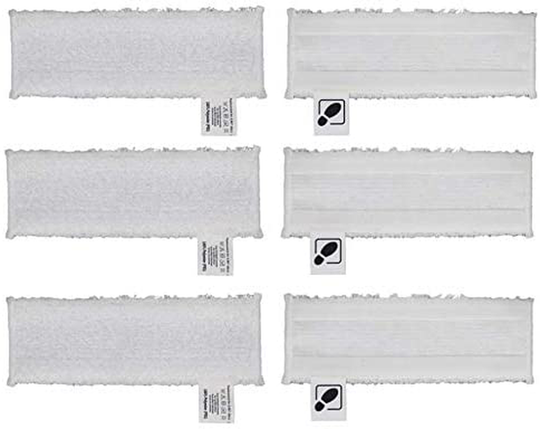 OYSTERBOY 6 Pcs Replacement Accessories Compitable for Karcher Steam Cleaner Durable Microfiber Mop Cloth Pad Refill for Karcher EasyFix SC 2, SC 3, SC 4, SC 5 Floor Nozzle