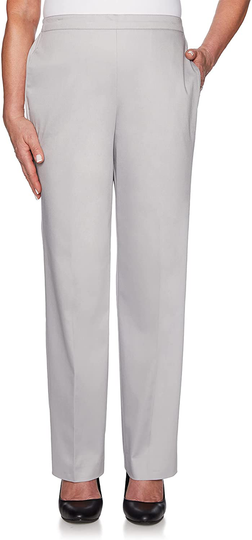 Alfred Dunner Women's Sateen Short Length Pant