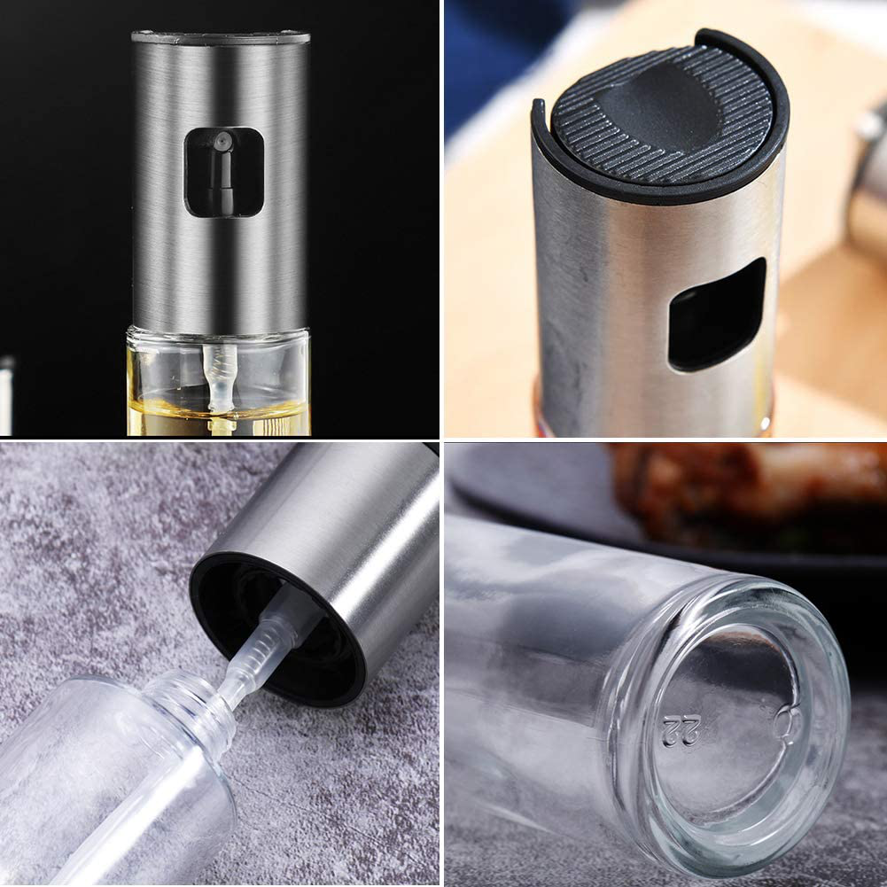 Oil Sprayer Mister for Cooking Olive Oil Spritzer for Air Fryer Vinegar Vegetable Oil Dispenser Portable Mini Kitchen Gadgets for Salad/Baking/Grilling/BBQ