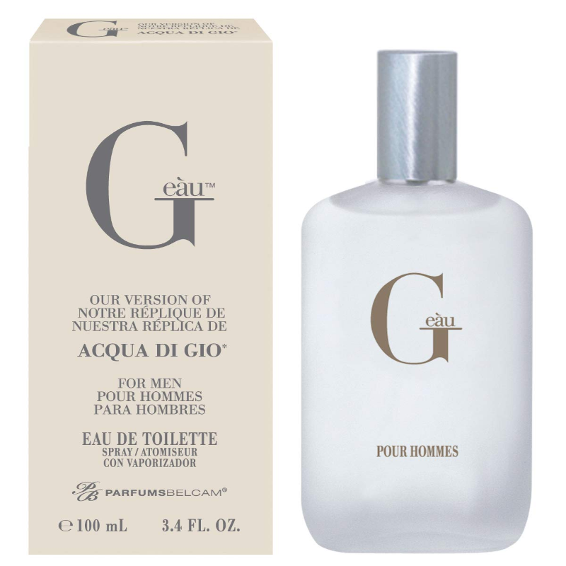 Men's G Eau, Our Version of Acqua Di Gio, Eau de Toilette Spray, 3.4 Fl Oz
