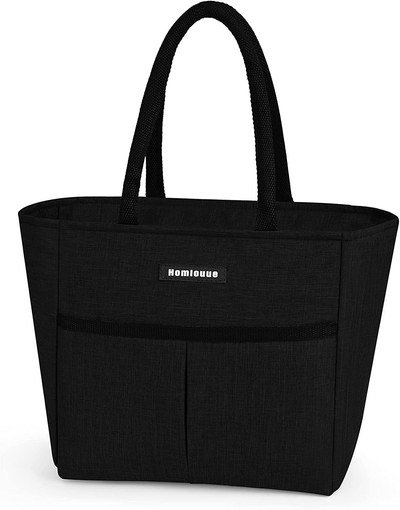Insulated Lunch Bags for Women Men Thermal Lunch Bag with Front Pocket Leakproof Lunch Tote Bag Reusable Adult Lunch Bag Lunchbox with Small and Large Size for Office Work Picnic Shopping
