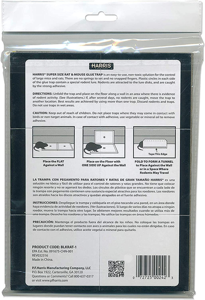 HARRIS Rat and Mouse Glue Trap, Super Size