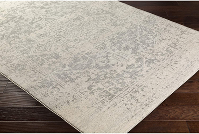 Janine Vintage Medallion Area Rug 3'11" x 5'7" Burnt Orange