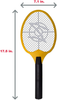 Koramzi Bug Zapper Racket Fly Swatter Mosquito Killer, Zap Mosquito Best for Indoor and Outdoor Pest Control F2 (Yellow)