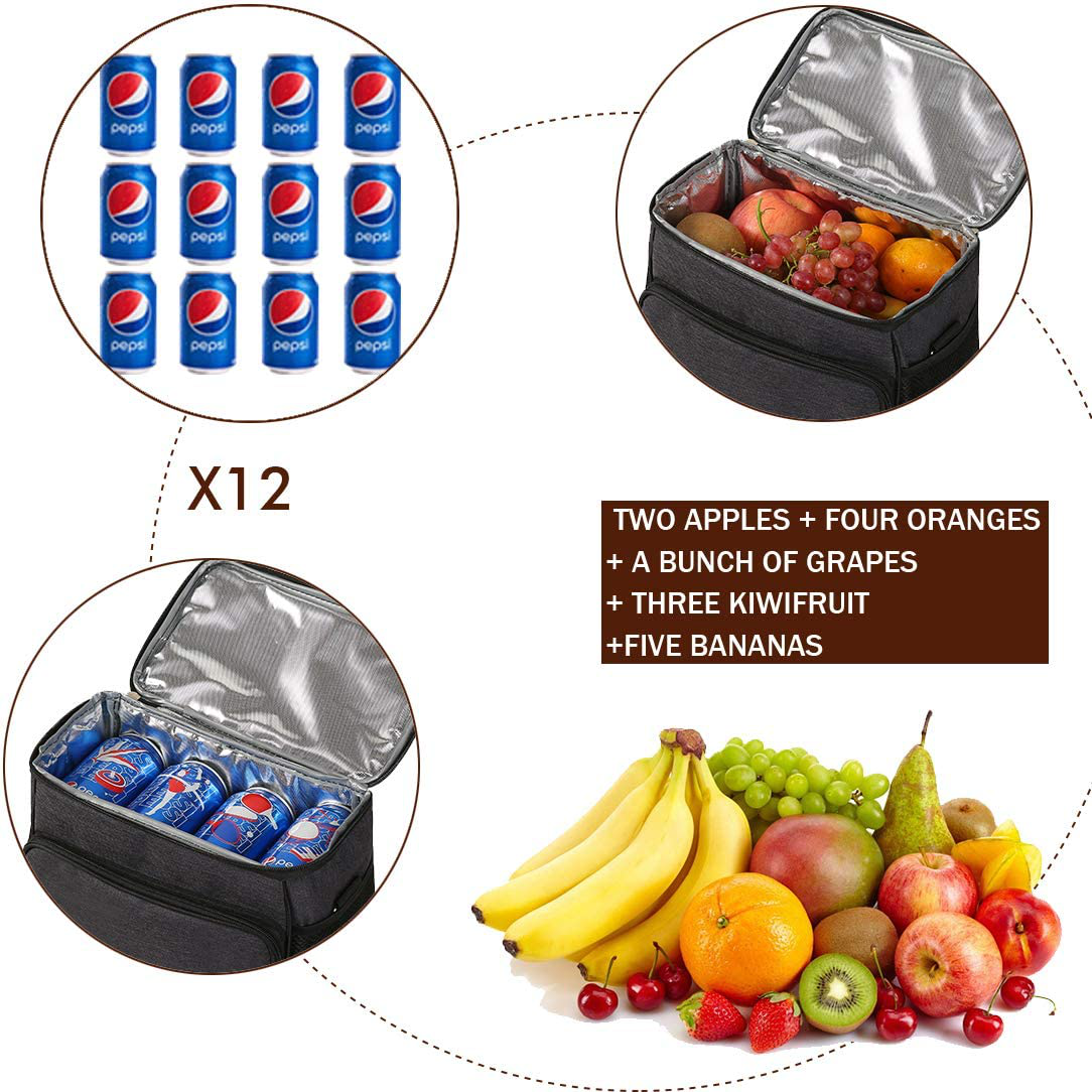 Adult Lunch Boxes For Men Heavy Duty Insulated Freezable Lunch Bags For Women Work Large Hard Lunch Pail As Thermal Thermos Tote Cooler