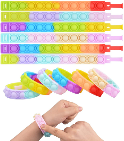 Push Pop Bubble Wristband Fidget Toys