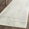 Safavieh Adirondack Collection ADR109C Oriental Distressed Non-Shedding Stain Resistant Living Room Bedroom Runner, 2'1" x 6' , Ivory / Silver