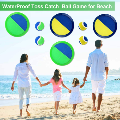 Jalunth Ball Catch Set Games Toss Paddle - Beach Toys Back Yard Outdoor Lawn Backyard Throw Sticky Set Age 3 4 5 6 7 8 9 10 11 12 Years Old Boys Girls Kids Adults Family Outside Easter Gifts Green