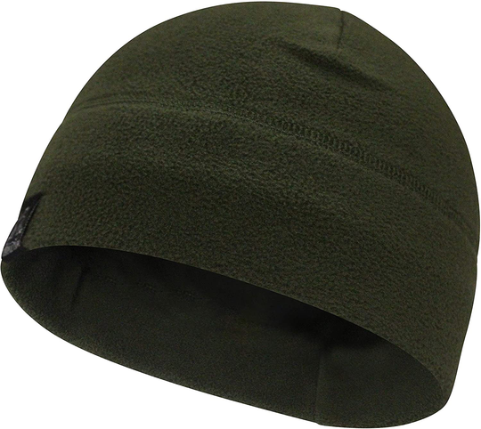 Temple Tape Tactical Fleece Watch Cap Beanie – Skull Cap Fleece Hat - Mens & Women
