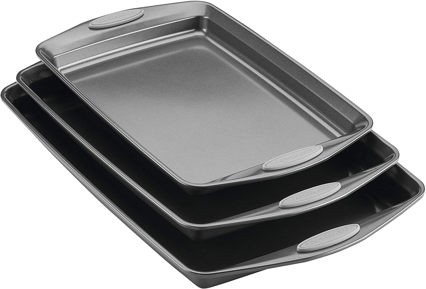 Rachael Ray Bakeware Nonstick Cookie Pan Set, 3-Piece