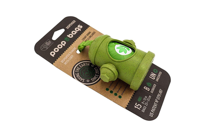 The Original Poop Bags USDA Certified Biobased Dog Waste Bag Dispenser & Poop Bags