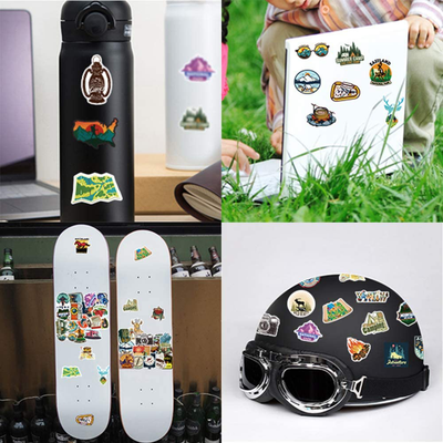 80pcs Waterproof Adventure Outdoor Vinyl Stickers for Laptop Water Bottle