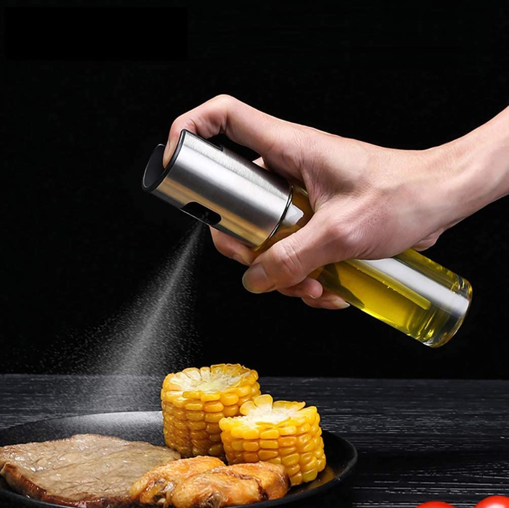 Oil Sprayer Mister for Cooking Olive Oil Spritzer for Air Fryer Vinegar Vegetable Oil Dispenser Portable Mini Kitchen Gadgets for Salad/Baking/Grilling/BBQ