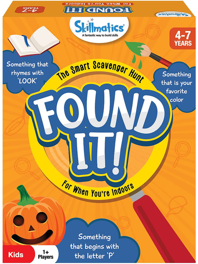 Skillmatics Card Game : Found It Indoor Edition | Gifts, Stocking Stuffer for Ages 4-7 | Super Fun Family Game | Smart Scavenger Hunt for Kids