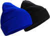 SAFERIN 1 & 2 Packs Unisex Beanie Hat for Men and Women Warm Elasticity Knit Winter Ski Cuffed Plain Hats Cap