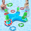 Inflatable Pool Toys Large Pool Cactus Ring Toss Games, Floating Swimming Pool Toy for Kids Teens Summer Beach Backyard Outdoor Water Play Family Party Pool Accessories(44 x44x 18.5 inch)