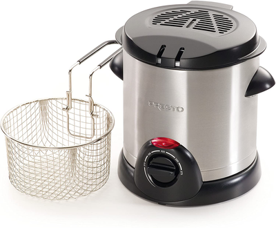 Presto 05470 Stainless Steel Electric Deep Fryer, Silver