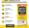 Harris Bed Bug Traps for Early Detection & Monitoring, 4 Pack