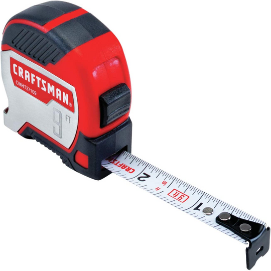 9-Foot CRAFTSMAN Tape Measure with Built In Magnet