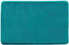 Non Slip Bath Rug Thick Synthetic Sponge and Super Soft Flannel Fabric, Absorbent 16" W x 24" L--Solid Teal