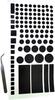100% Black-Out Sticker, Light Dimming Sticker,LED Cover Sheets for Routers, Clocks and Electrical Appliances