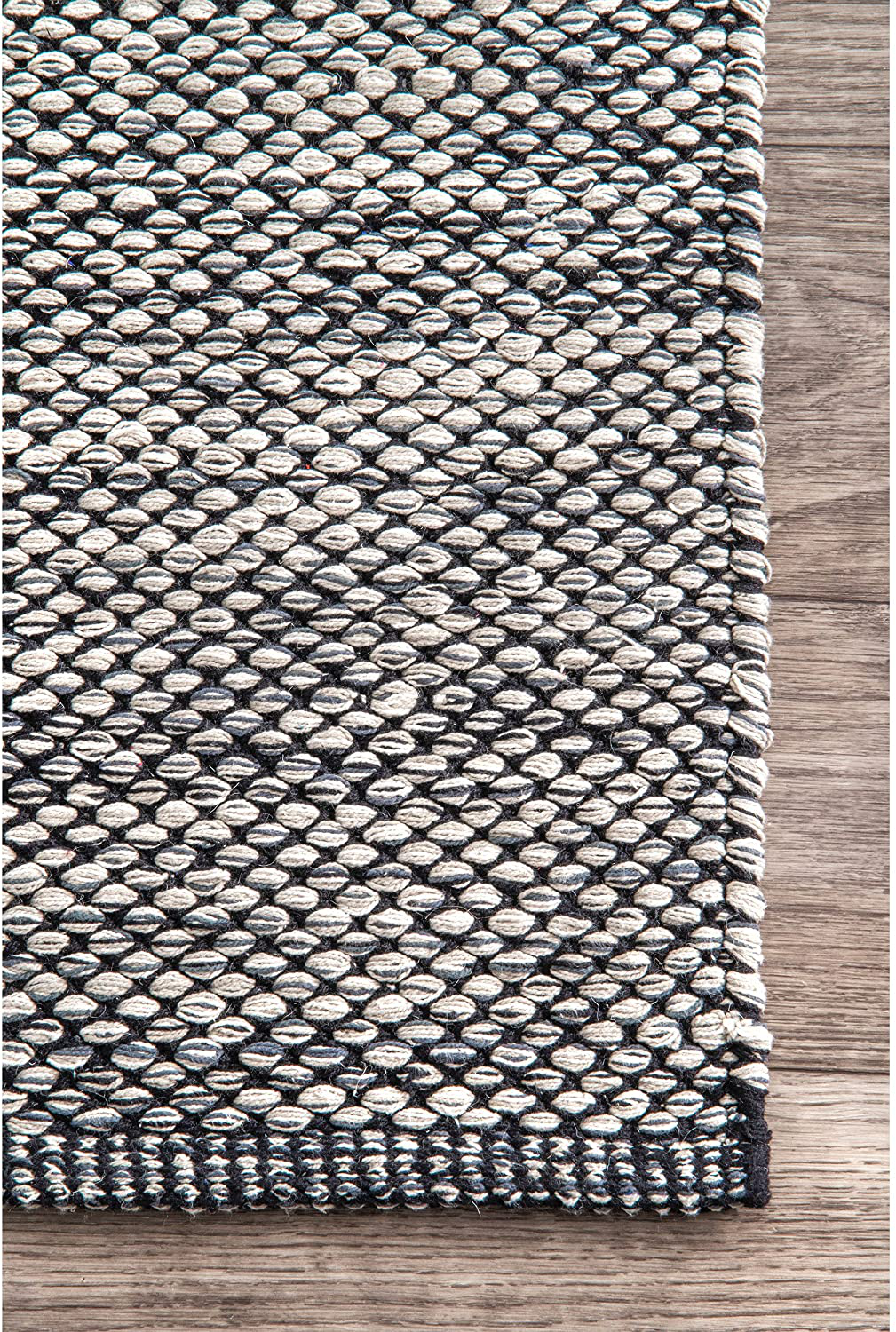 nuLOOM Wisniewski Hand Woven Runner Rug, 2' 6" x 6', Gray