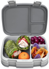 Bentgo Fresh – Leak-Proof, Versatile 4-Compartment Bento-Style Lunch Box with Removable Divider, Portion-Controlled Meals for Teens and Adults On-The-Go – BPA-Free, Food-Safe Materials (Gray)