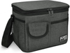 Insulated Lunch Box for Women Men, Leakproof Thermal Reusable Lunch Bag with 4 Pockets for Adult & Kids, Lunch Bag Cooler Tote for Office Work by Tirrinia, Black