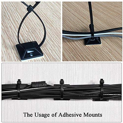 Honyear Zip Ties 500 Pcs Nylon Cable Zip Ties with Self-Locking 4/5/6/8/10 Inch, Black, UV Resistant, Heavy Duty